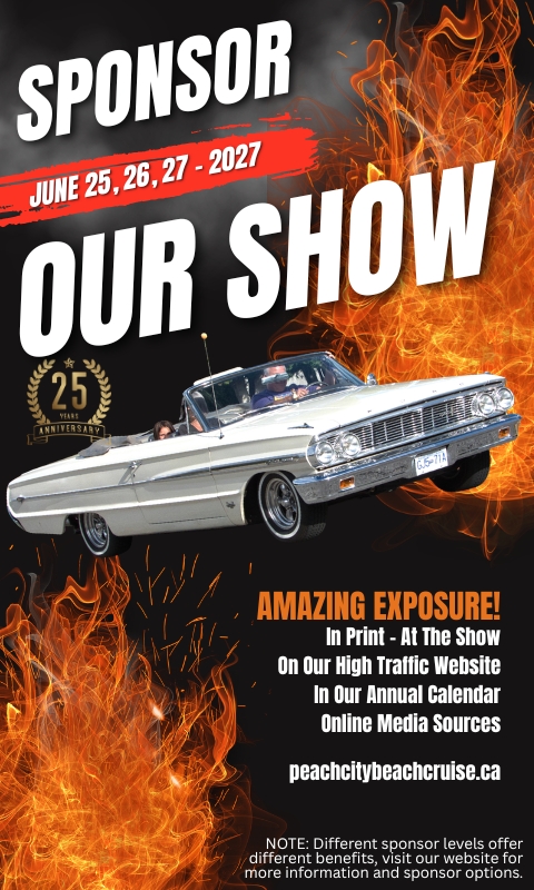 Peach City Beach Cruise Car Show - Sponsorship Opportunities